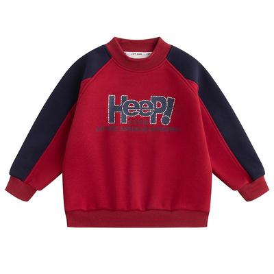 小象汉姆男童冬季加绒卫衣