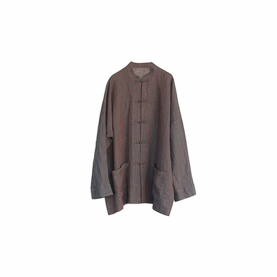 大拙宽松款复古风新中式改良衬衫