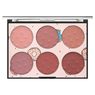 MISS ROSE六色腮红哑光多色腮红盘自然晒红女高光平价修容一体盘