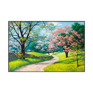 卧室装饰画现代简约风景画酒店客厅房间壁画高级感主卧画床头挂画