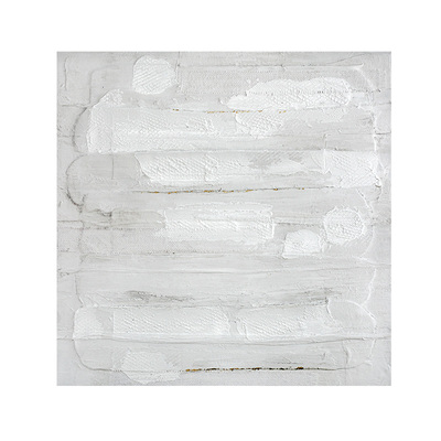 极简主义风白色肌理书桌装饰画