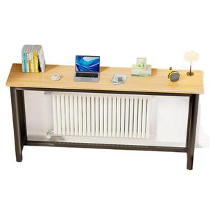 暖气片上方置物架床头夹缝搁板架阳台电脑办公长条桌简约靠墙桌子