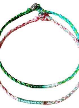 马年极细简约纯手工成人儿童手链