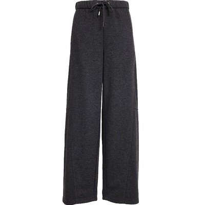 VeroModa休闲裤高腰含绵羊毛