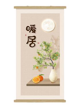 暖居玄关装饰画新中式