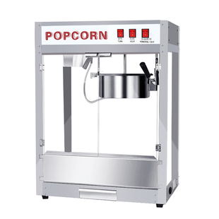 商用爆米花机全不锈钢高品质爆谷机科技银摆摊用球蝶形爆米花机