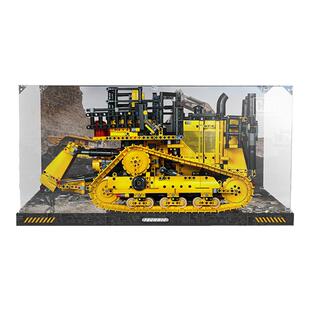 KGBOX乐高42131卡特皮勒推土机亚克力展示盒模型防尘罩透明积木