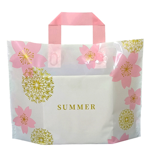 塑料手提袋服装店购物袋定制Logo印字小号袋子结实耐用时尚礼品袋