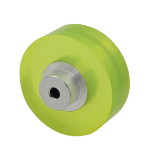 口罩机包胶过线轮计米轮编码器同步轮聚氨酯主动力流水线滚筒定制