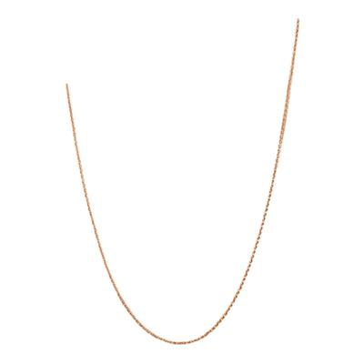 周生生项链玫瑰金锁骨链