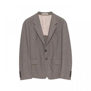 EHE男装高级宽松轻商务休闲通勤羊毛西服男外套春季新款原创设计