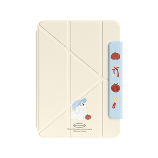 适用ipadpro保护套iPad11新款air7磁吸双面夹13寸苹果10代平板ipadmini7保护套iPadair654旋转Y折搭扣129轻薄