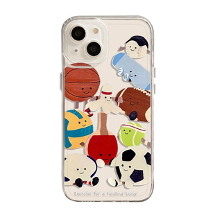 jellycat适用小米15手机壳14ultra乒乓球13pro羽毛球12可爱11红米k80k70E/k60k50k40T透明k90/note17全包9套8