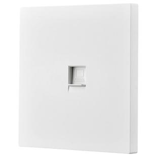 超6六类千兆网络网口网线插座面板万兆7七类屏蔽单双口电脑宽带插