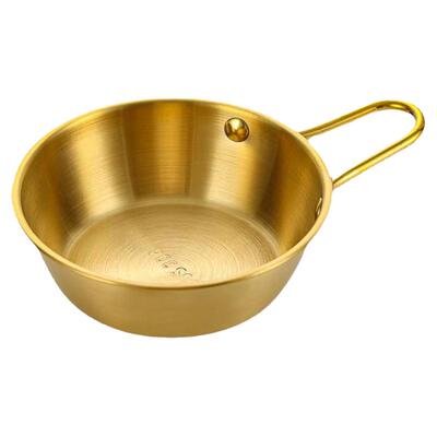 304不锈钢韩式米酒碗饭碗黄酒碗带把调料饭店专用热凉酒碗料理碗