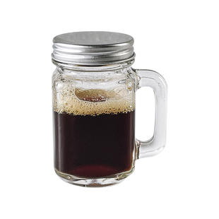 迷你咖啡浓缩液分装瓶密封罐带把玻璃瓶随身小酒瓶蜂蜜样品储存罐