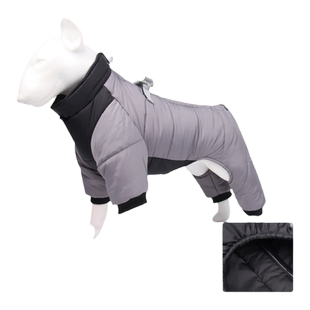 宠物狗狗衣服冬装狗狗加绒四脚衣包肚羽绒服小中型犬冬季狗衣服