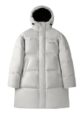 Teenie Weenie小熊男装外套休闲防水防风轻薄宽松长款羽绒服男款