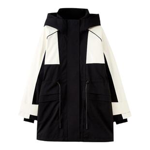 水云间超长过膝款鹅绒羽绒服女户外冲锋保暖外套长袖2025秋冬新款