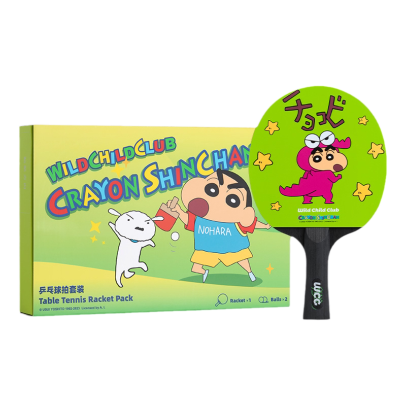 WCC联名蜡笔小新五星乒乓球拍