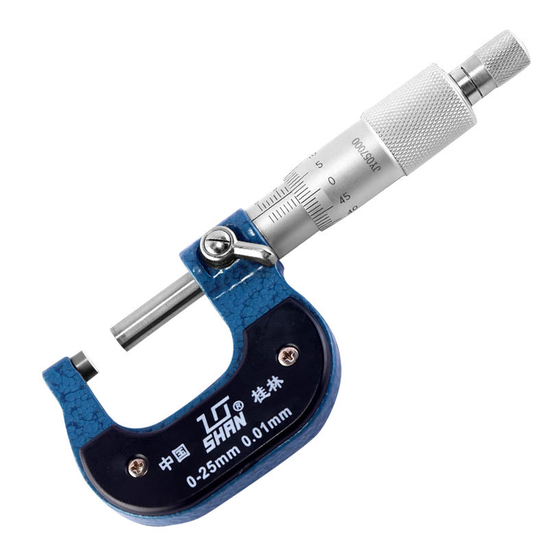 桂林桂量外径千分尺0-25mm0.01