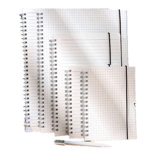 a5像素画网格本简约ins风点阵笔记本空白内页无格无线b5手账线圈方格本5mm加厚a6笔记本子文艺精致小巧初中生