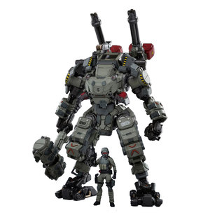 JOYTOY暗源1/27新款H07火力格斗钢骨强击机甲 超可动模型玩具手办