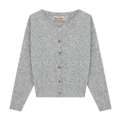 橘子树在哪儿韩系圆领针织开衫女