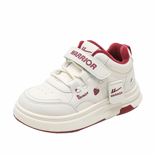 回力童鞋女童小白鞋2025新款冬鞋儿童二棉鞋运动鞋女大童加绒板鞋