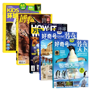【2026年4月组合】万物杂志+好奇号+博物+环球少年地理/问天少年/商界少年2025年小学初中学生课外阅读科学科普期刊
