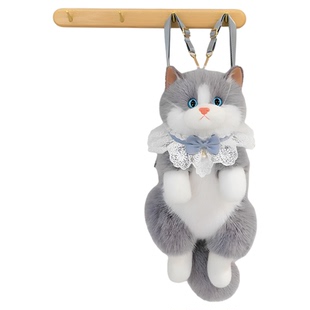 布偶猫背包仿真玩偶公仔猫咪包毛绒玩具女朋友生日六一儿童节礼物