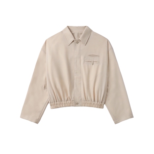 IT JACQUEMUS男装纯色翻领夹克新款简约有型宽松落肩外套721719MO