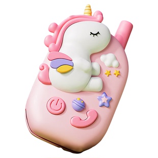 一对儿童对讲机对讲器亲子宝宝可爱电话迷你情侣家用小型户外无线