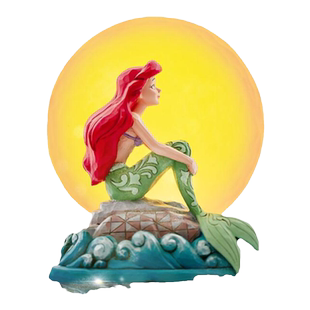 enesco小美人鱼爱丽儿手办迪士尼公主系列爱丽儿公主摆件生日礼物