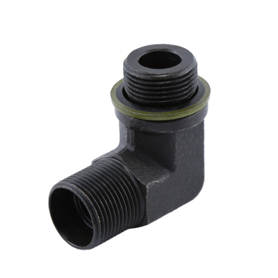 公制ED密封圈弯头转ADH型 M14 M16 M18外丝转换头油管延长弯头