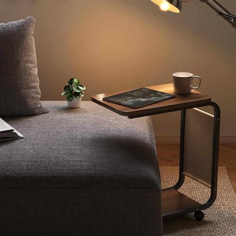 可移动小茶几小桌子客厅家用置物架简约现代小推车沙发边几床边桌