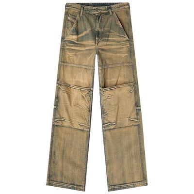 [折扣]DIESEL男女同款D-SHIFT多口袋机能风牛仔裤A1729509L49