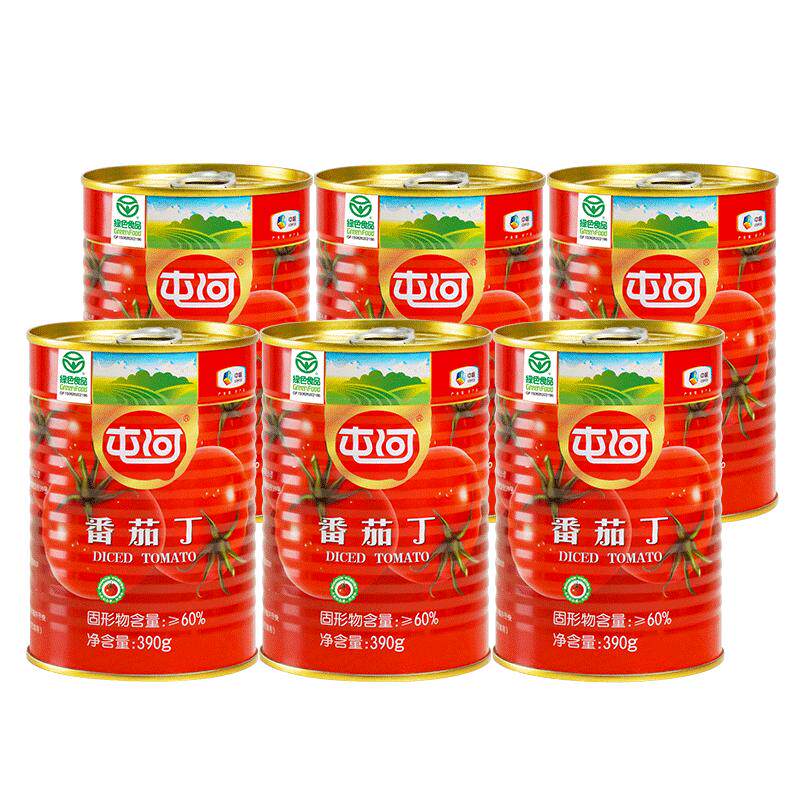 中粮屯河番茄丁西红柿罐头