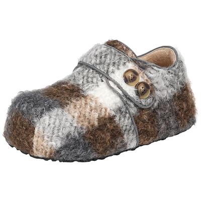 EBLAN/伊伴内增高全包勃肯鞋棉鞋