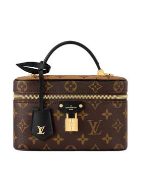 【自营】中古全新未使用LV Vanity老花反转复古化妆盒手提斜挎包