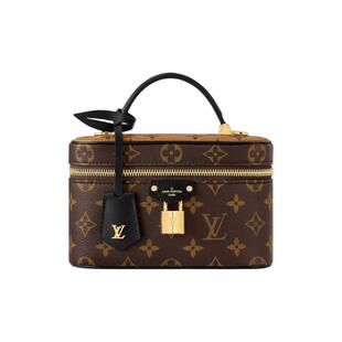 【自营】中古全新未使用LV Vanity老花反转复古化妆盒手提斜挎包
