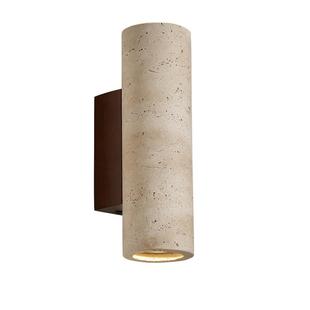 中古侘寂风天然黄洞石室内壁灯复古民宿餐厅氛围灯走廊背景墙射灯