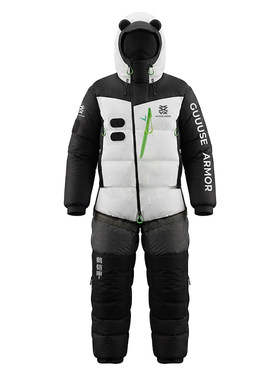 High Rock/天石熊猫连体羽绒服900蓬鹅绒登山服GX920