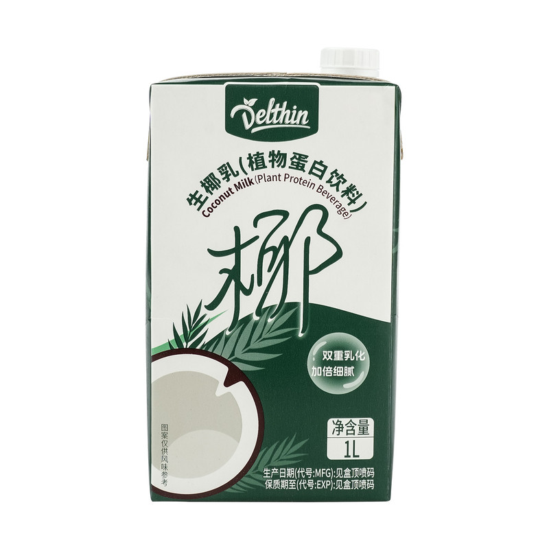 德馨珍选生椰乳1L盒装