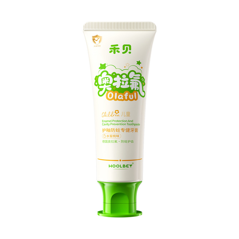 纯奥拉氟！禾贝儿童防蛀护釉牙膏