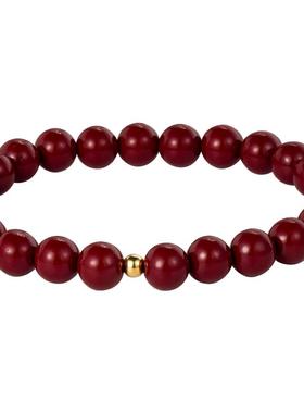 朱砂银珠手链女款国风