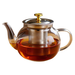 煮茶壶耐热玻璃茶壶单壶加厚过滤泡茶壶茶杯茶具套装煮茶器电陶炉