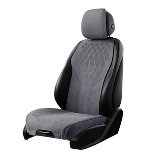 适用于奔驰E300L汽车座椅套E级四季通用翻毛皮坐垫座垫E260L座套