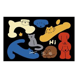 进门地垫入户门垫2025新款轻奢家用地毯门口防滑垫子可爱玄关脚垫