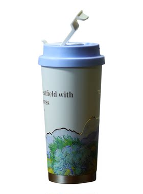 特美刻纯钛保温咖啡杯480ml